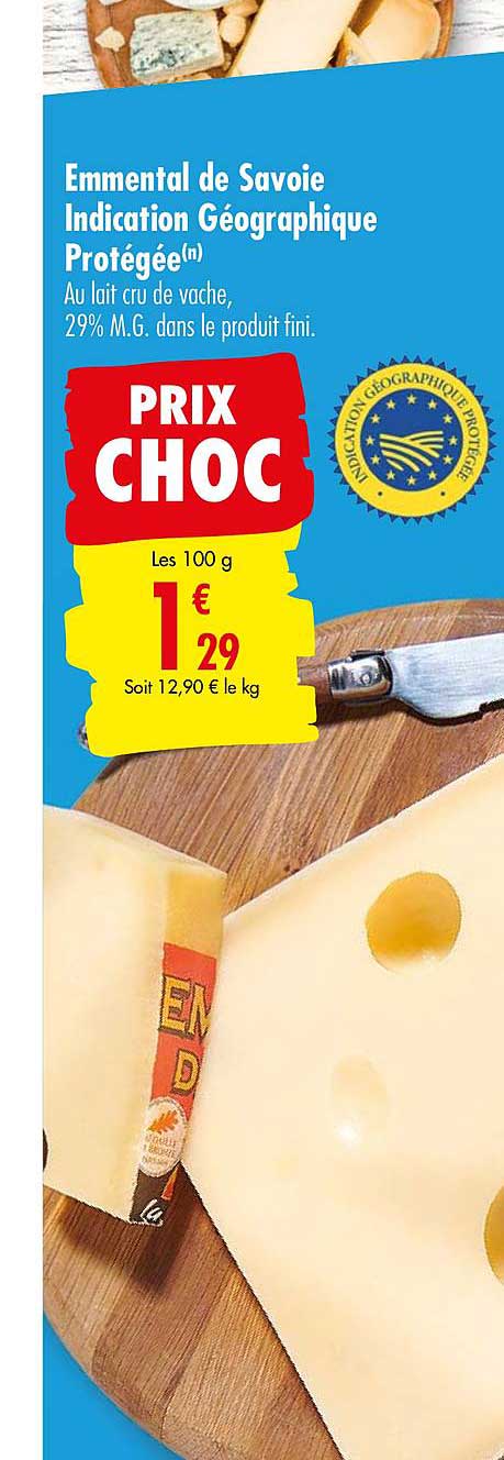 emmental de savoie indication géographique protégée