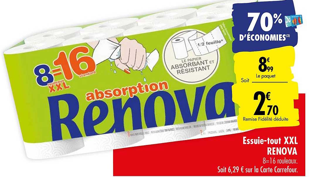 essuie tout xxl renova