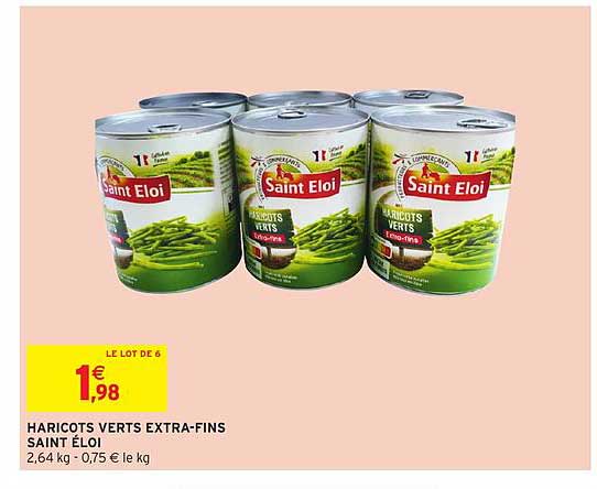 haricots verts extra fins saint éloi