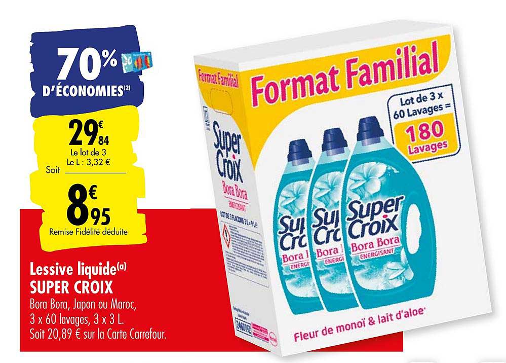 Lessive Liquide Super Croix