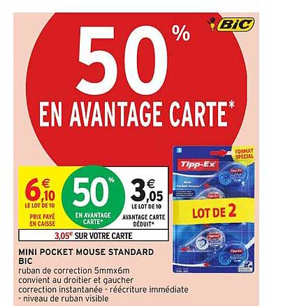 mini pocket mouse standard bic