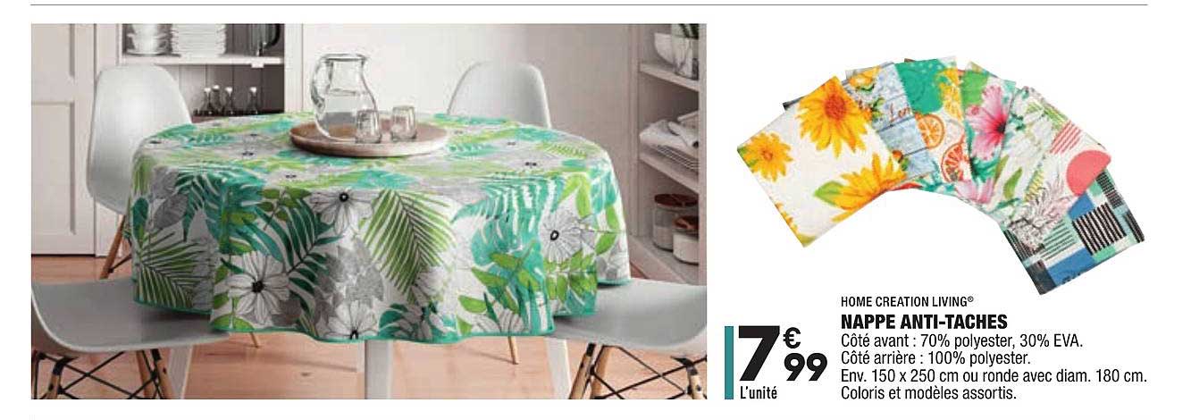 Nappe Anti Taches Home Creation Living