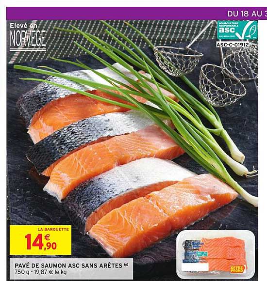pavé de saumon asc sans arêtes