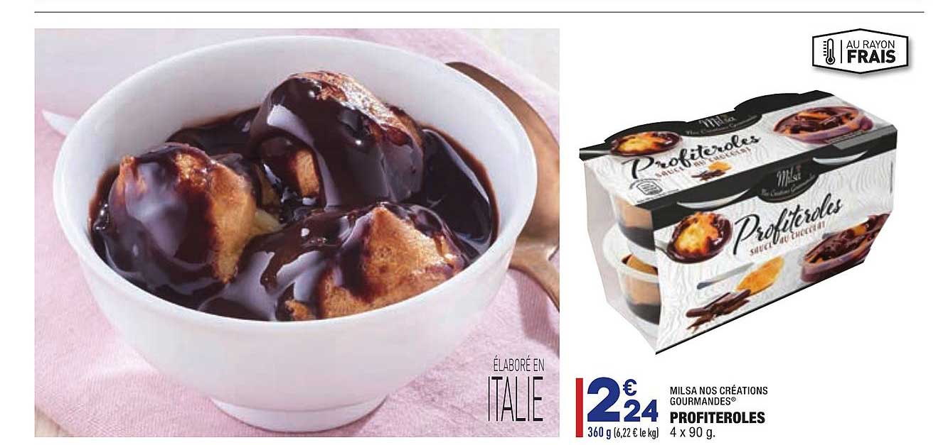 Profiteroles Nos Créations Gourmandes Milsa