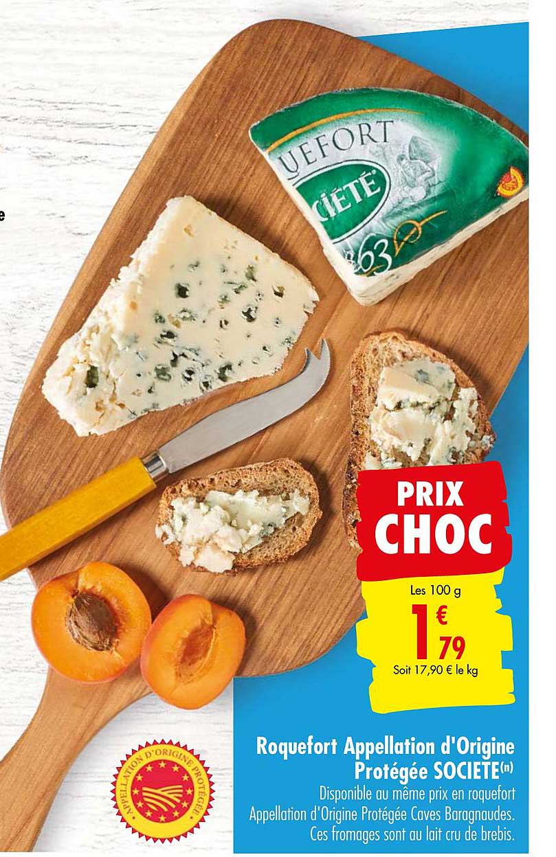 roquefort appellation d'origine protégée société