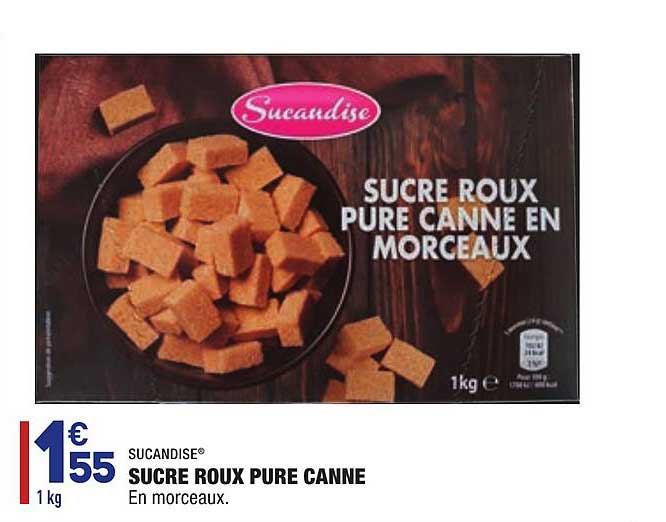 Sucre Roux Pure Canne Sucandise