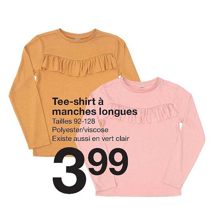 tee shirt à manches longues