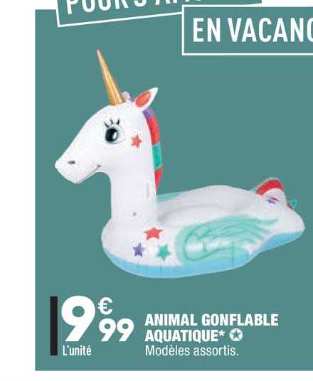 animal gonflable aquatique