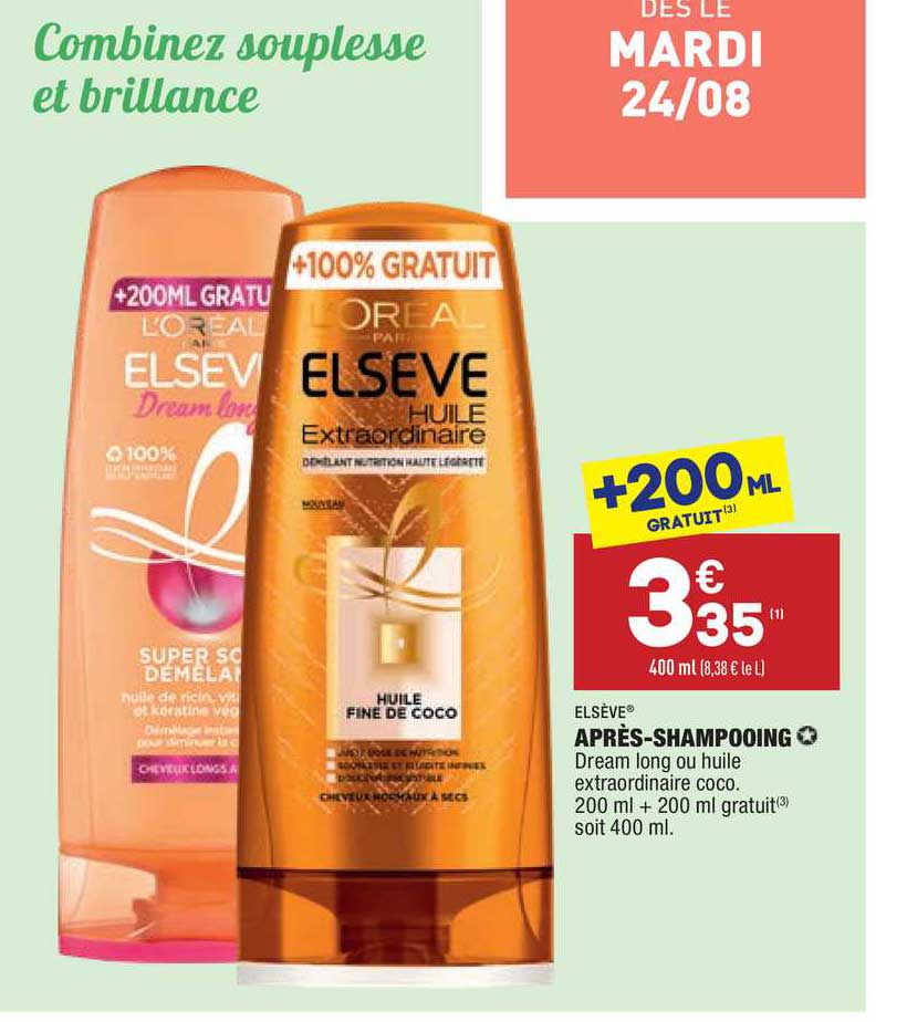 après-shampooing elsève