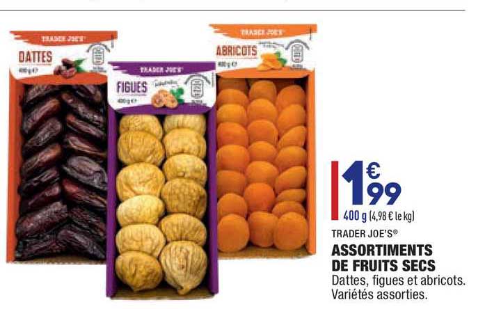 Assortiments De Fruits Secs Trader Joe's