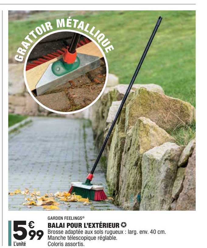 balai pour l'extérieur garden feelings