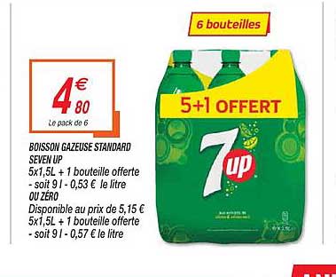 boisson gazeuse standard seven up