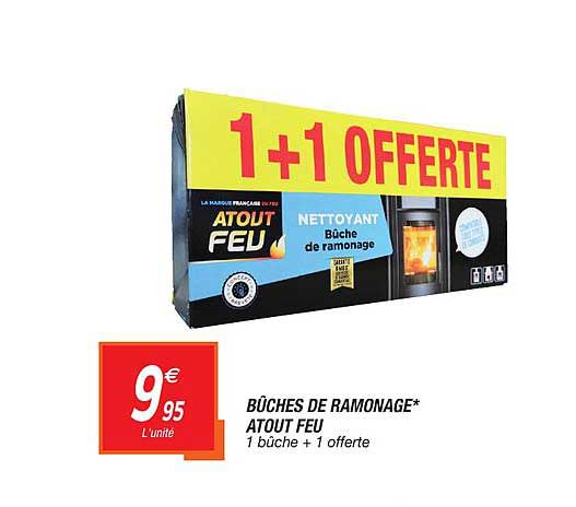 bûches de ramonage atout feu