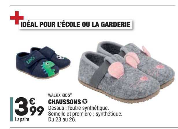 chaussons walk kids