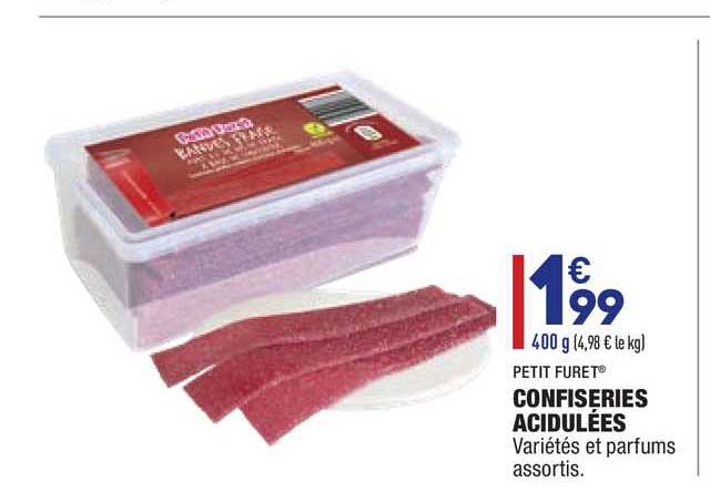 confiseries acidulées petit furet