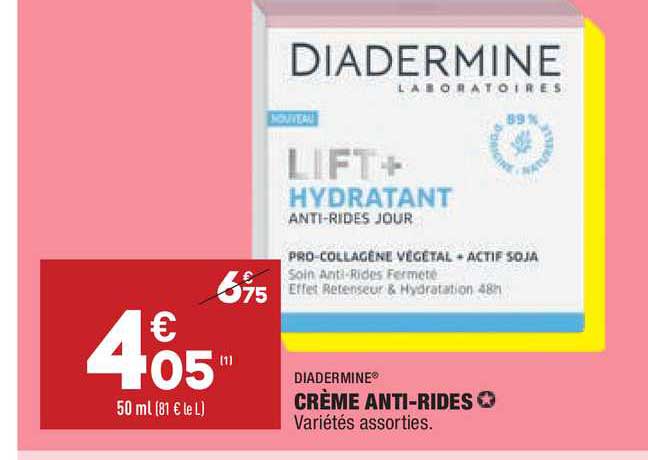 crème anti-rides diadermine