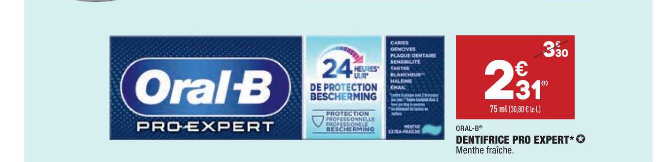 dentifrice pro expert oral-b
