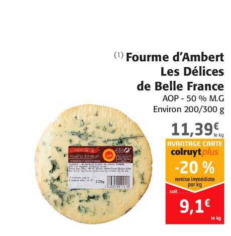 fourme d'ambert les délices de belle france