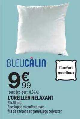 l'oreiller relaxant bleucâlin
