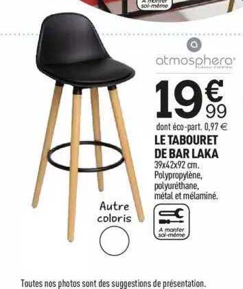 Le Tabouret De Bar Laka