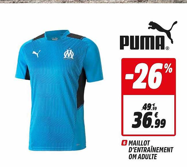 maillot d'entraînement om adulte puma