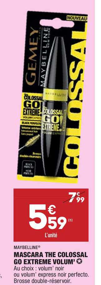 mascara the colossal go extrême volum' maybelline