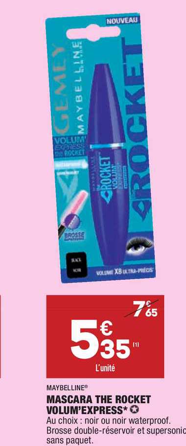 mascara the rocket volum'express maybelline