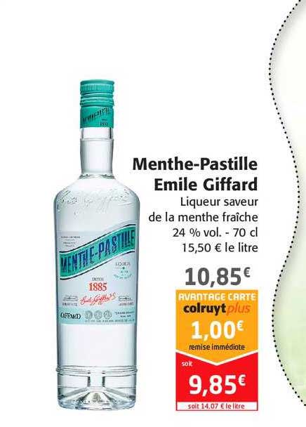 menthe-pastille emile giffard