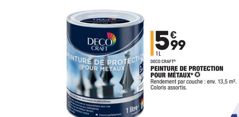 peinture de protection pour métaux deco craft