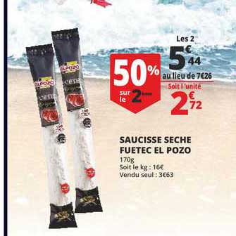saucisse sèche fuetec el pozo