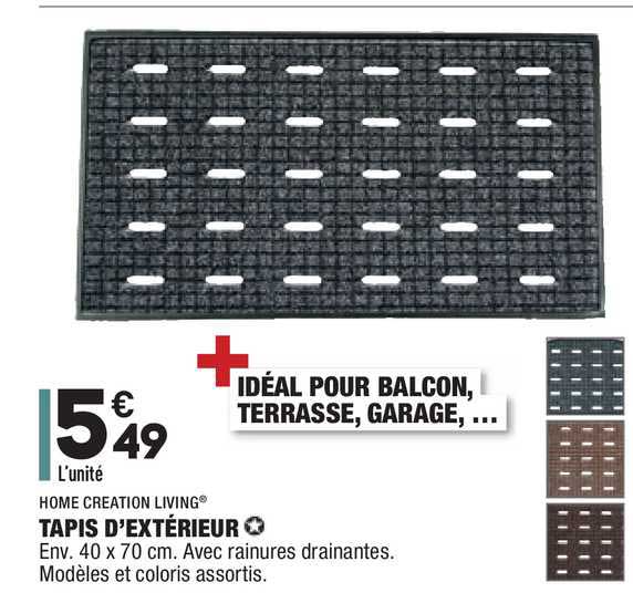 tapis d'extérieur home creation living