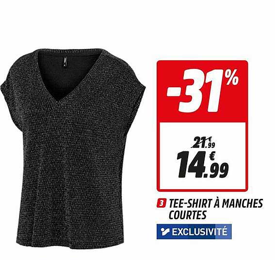 tee-shirt à manches courtes