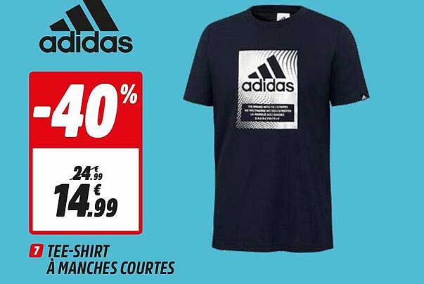 tee-shirt à manches courtes adidas