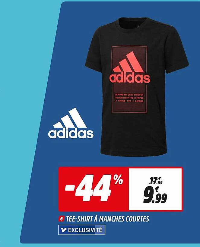 tee-shirt à manches courtes adidas