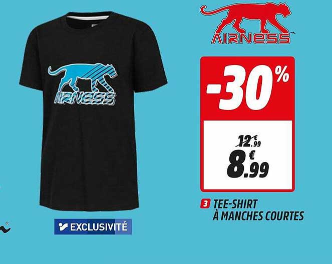 tee-shirt à manches courtes airness