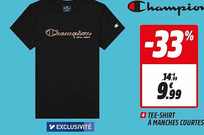 tee-shirt à manches courtes champion