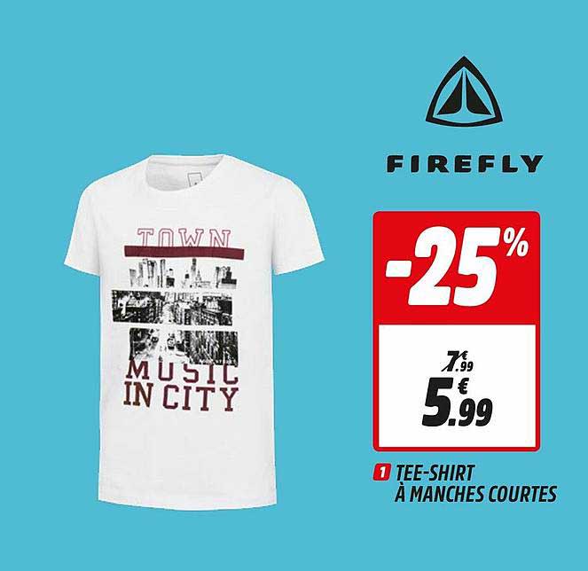 tee-shirt à manches courtes firefly
