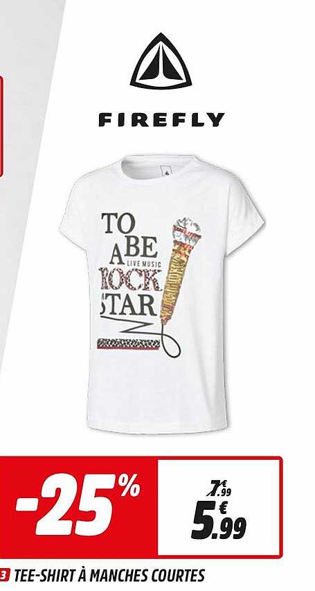 tee-shirt à manches courtes firefly