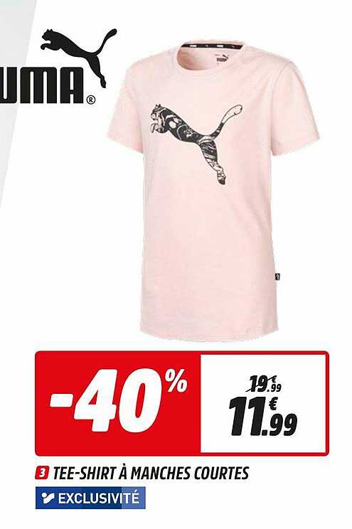 tee-shirt à manches courtes puma