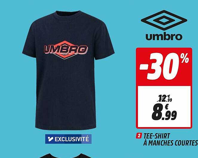 tee-shirt à manches courtes umbro