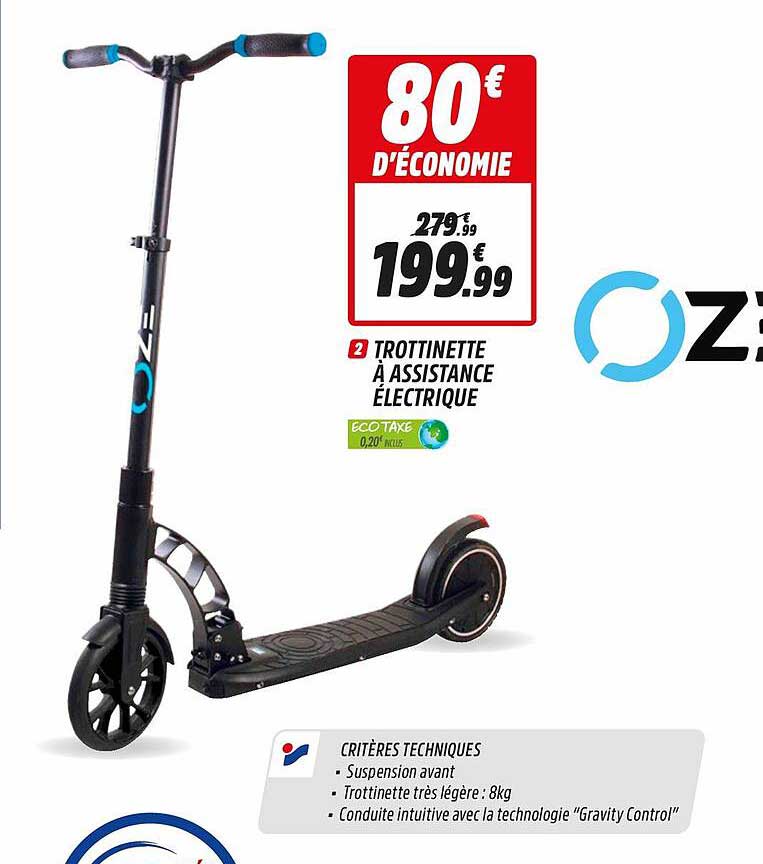 trottinette à assistance électrique