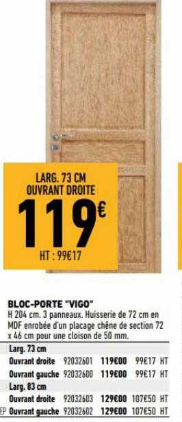 bloc-porte "vigo"