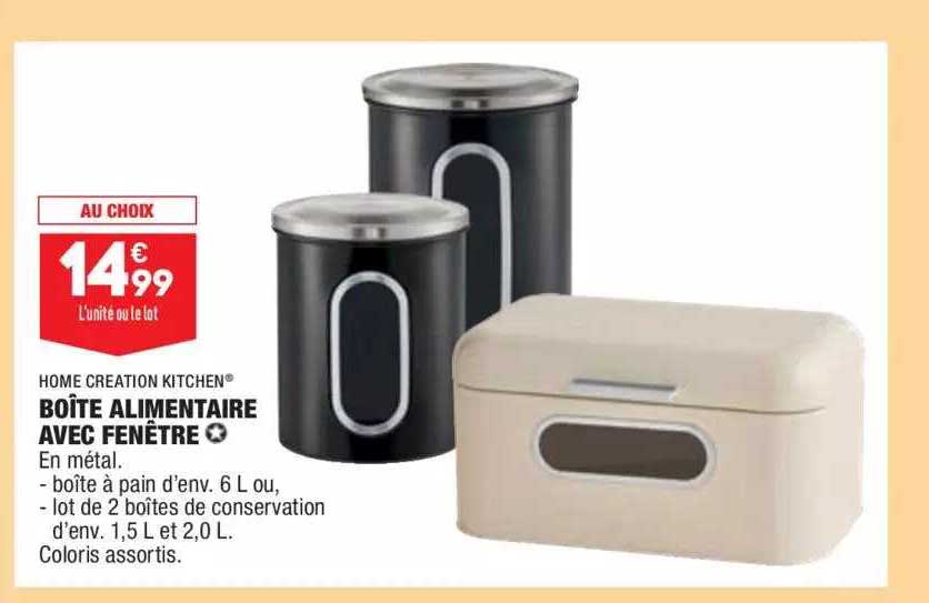 Boîte Alimentaire Avec Fenêtre