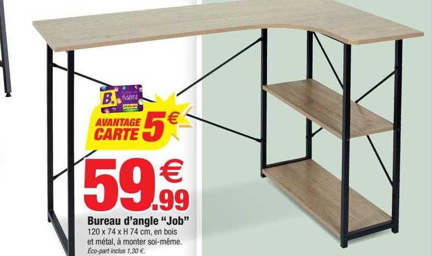 Bureau D'angle "job"