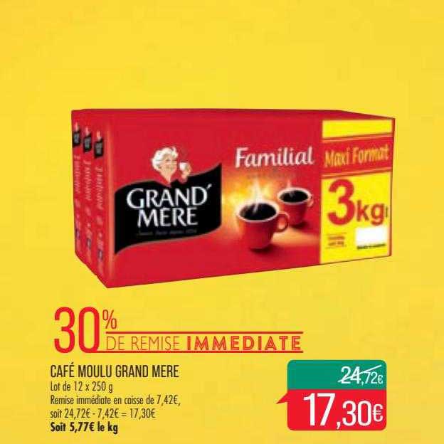 café moulu grand mere