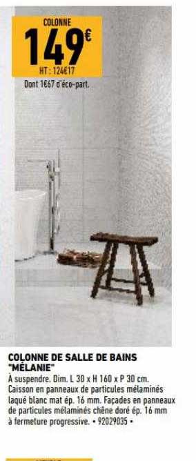 colonne de salle de bains "mélanie"