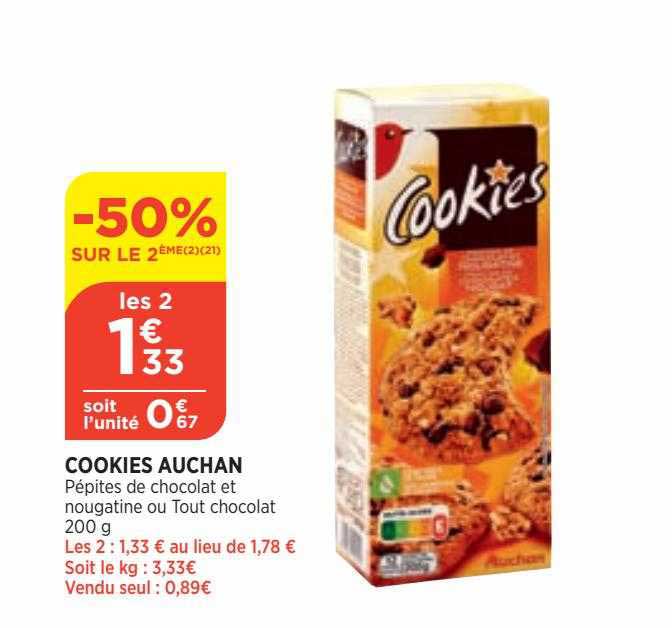 Cookies Auchan