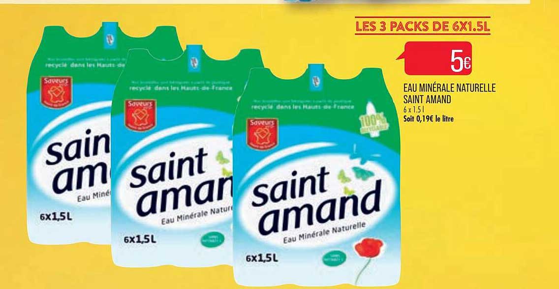 eau minéral naturelle saint amand