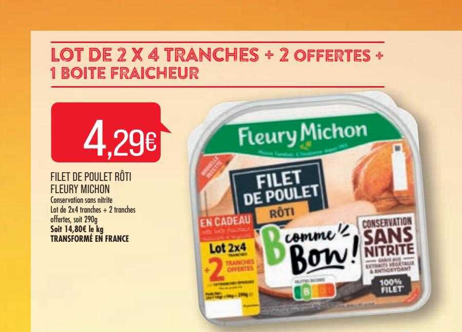 filet de poulet rôti fleury michon