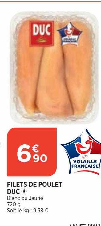 filets de poulet duc